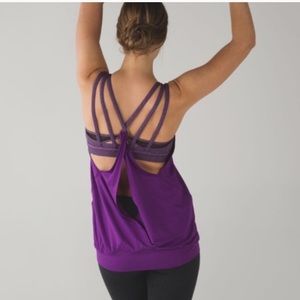 Lululemon Nouveau Limits Tank Built in bra